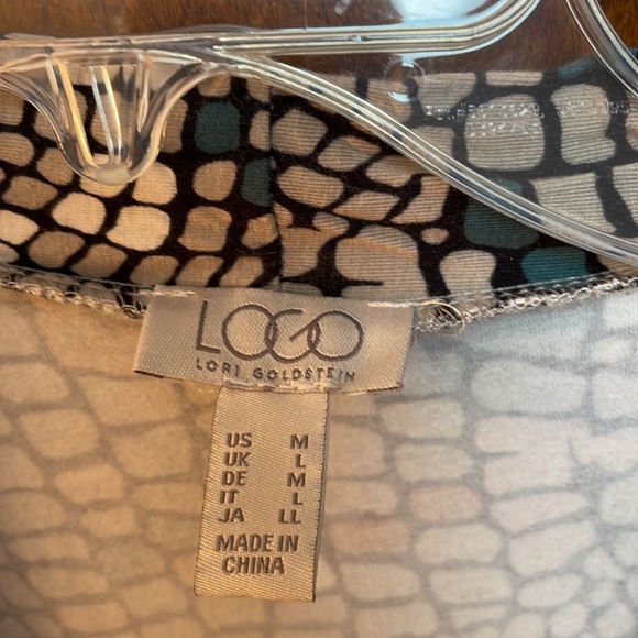 Logo by Lori Goldstein QVC lightweight cardigan size medium - Picture 2 of 5